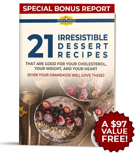 Cholibrium Bonus 1 - 21 heart-healthy dessert recipes ebook