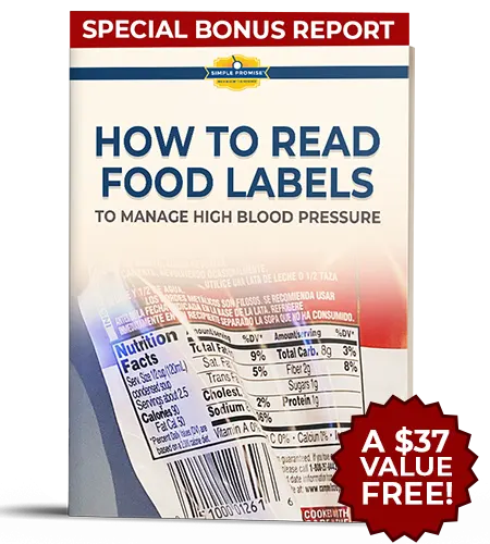 Cholibrium Bonus 3 - how to read food labels for blood pressure guide